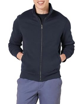 Amazon Essentials Men's Full-Zip Fleece Sweatshirt