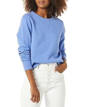 Amazon Essentials Women's Fleece Crewneck Sweatshirt