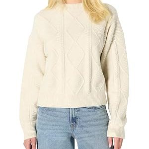 Amazon Essentials Women's Relaxed-Fit Cable Knit Sweater