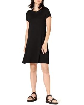 Amazon Essentials Women's Scoopneck Swing Dress
