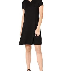 Amazon Essentials Women's Scoopneck Swing Dress