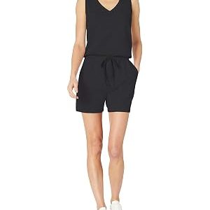 Amazon Essentials Women's Studio Terry V-Neck Romper