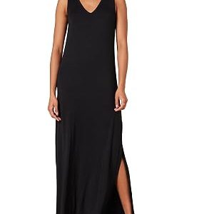Amazon Essentials Women's V-Neck Jersey Maxi Dress