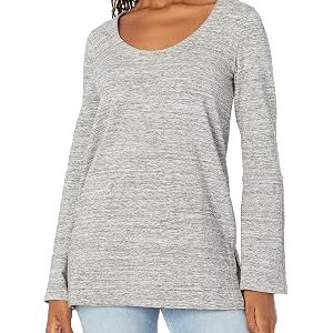 Daily Ritual Women's Terry Cotton Modal Sweatshirt Tunic