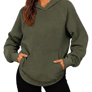 Zeagoo Women's Oversized Fleece Hooded Sweatshirt